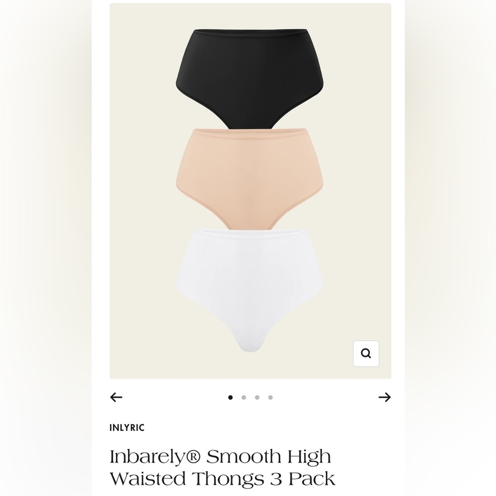 Brand new 3 pack high waist thong